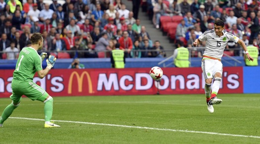 Confederations Cup: Messico-Russia 2-1, Hector Moreno vola in semifinale