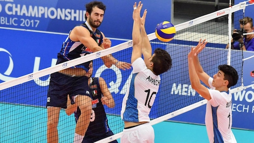 Volley: Mondiali Under 21, l'Italia cade anche contro l'Argentina
