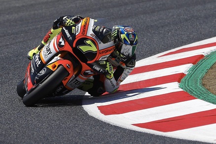 Moto2, Assen: Baldassarri ok, ma che spavento!