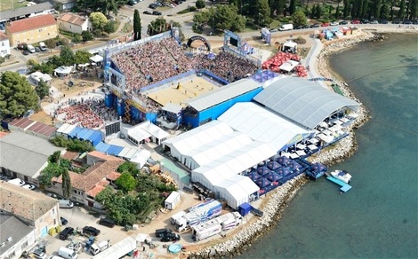 Beach Volley: tre coppie italiane in campo a Porec