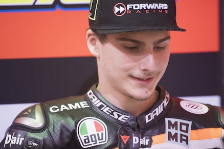 Moto2 Forward Racing: Baldassarri operato, c'è Fuligni