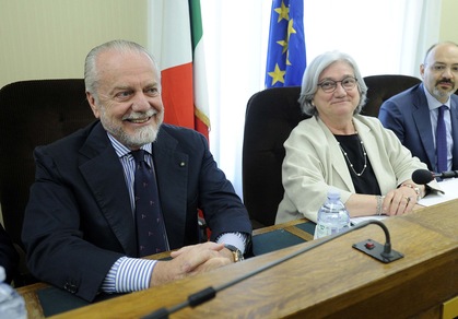 Napoli, De Laurentiis: «Nel calcio bisogna fare tabula rasa»