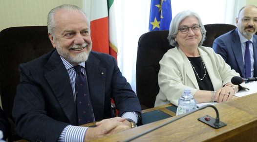 Napoli, De Laurentiis: «Nel calcio bisogna fare tabula rasa»