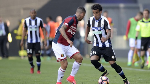 Calciomercato Udinese, Evangelista e Vutov via in prestito