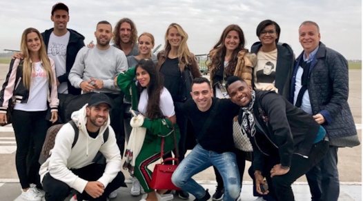 Messi, la reunion del Barcellona per il matrimonio