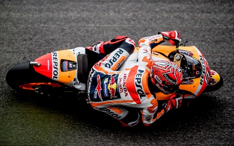 MotoGp Germania: pole a Marquez, Rossi nono