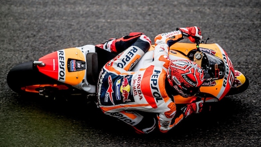 MotoGp Germania: pole a Marquez, Rossi nono