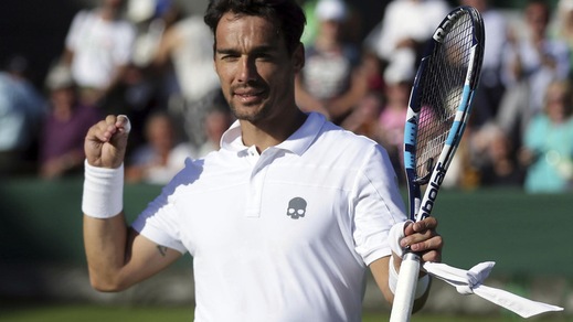 Wimbledon, in quota avanza Fognini