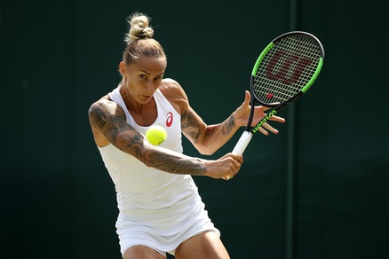 Polona Hercog, la tennista più tatuata di Wimbledon