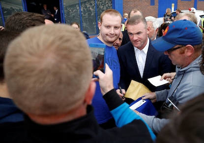 Everton, che festa per il ritorno di Rooney