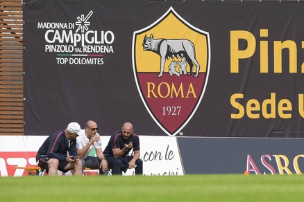 Pinzolo, allenamento per la Roma in vista della prima uscita stagionale