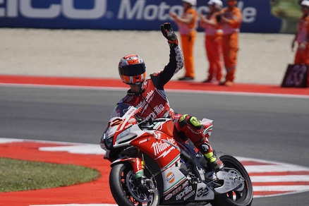 SBK Milwaukee Aprilia, Savadori: «Non è stato un weekend facile»