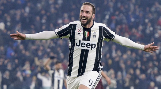 Juventus, Higuain nella top 10 dei bomber