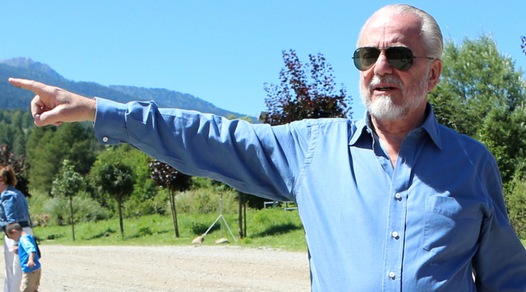 Napoli, De Laurentiis: «Scudetto? Voler vincere è normale»