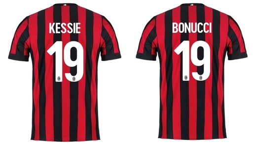 Il Milan e la maglia numero 19: Bonucci la vuole ma è già di Kessie