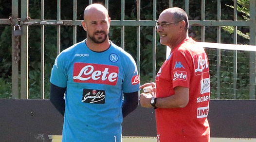 Napoli, vertice per Reina: il rinnovo è a un passo