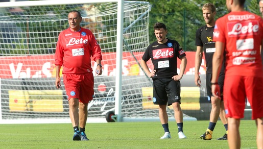 Il Napoli si allena a Dimaro, c'è anche Mario Rui