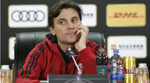 Montella: «Mercato? Al Milan manca ancora qualcosa»