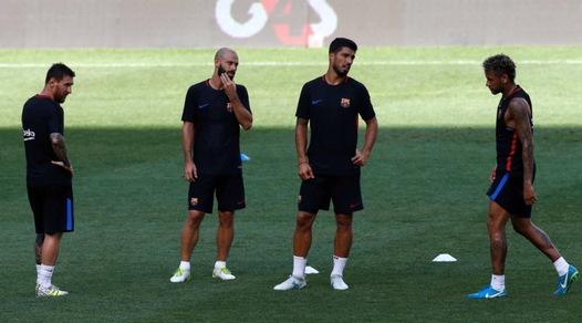 Il Barcellona aspetta la Juventus, Neymar sembra fuori dal gruppo