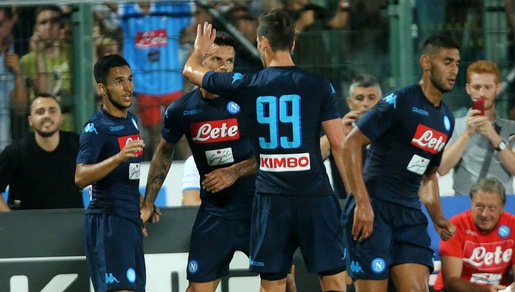 Napoli-Chievo 1-1: Ounas risponde a Inglese