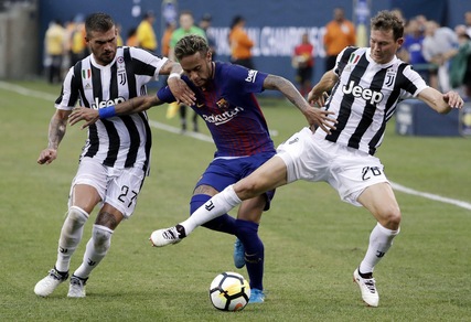 Juventus-Barcellona 1-2: Neymar show, Chiellini non basta