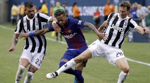 Juventus-Barcellona 1-2: Neymar show, Chiellini non basta