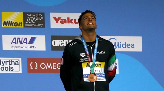 Mondiali nuoto, Detti conquista il bronzo nei 400 sl