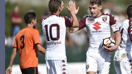 Serie A Torino, cinquina al Renate: Belotti c'è sempre