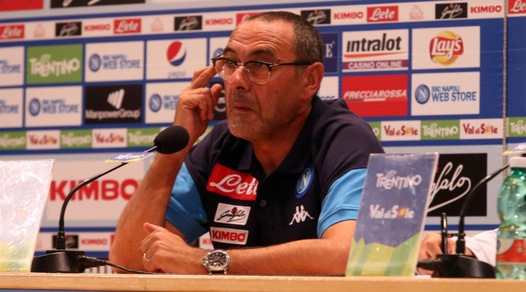 Napoli, Sarri: «Reina è sereno. Scudetto? Sono cavolate»