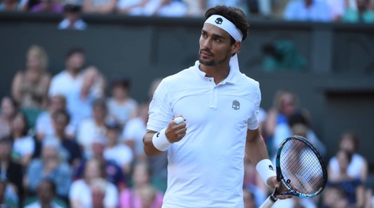 Tennis, Atp: Fognini ancora il primo azzurro, top ten invariata