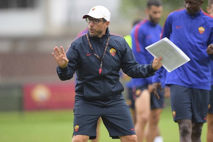 Roma, Di Francesco: «Daremo fastidio alla Juventus»