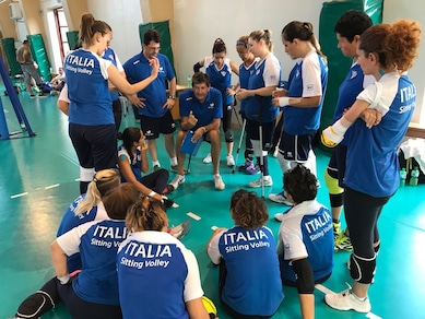 Sitting Volley: le azzurre in raduno a Rotonda