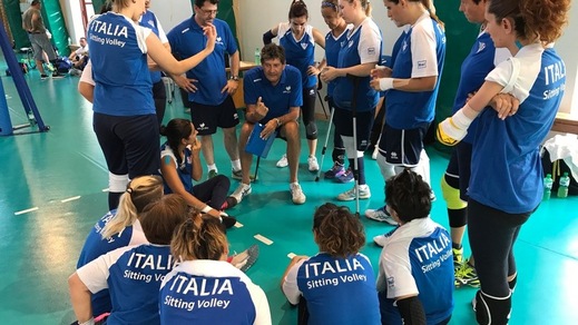 Sitting Volley: le azzurre in raduno a Rotonda