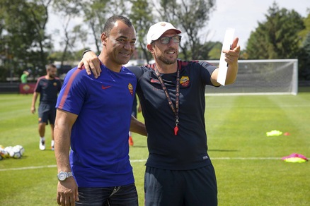 Cafu e Baldini visitano la Roma a Boston