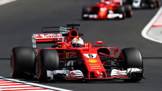 F1 Ungheria, Vettel e Raikkonen davanti a tutti