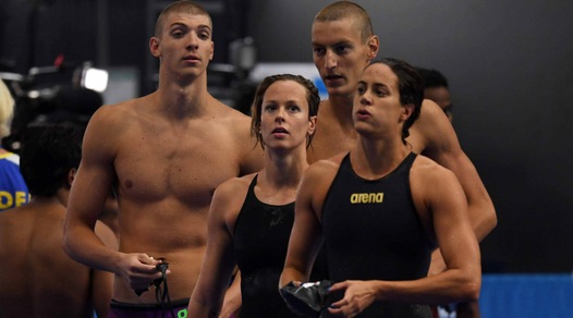 Mondiali nuoto, l'Italia è quinta nella 4x100 mista