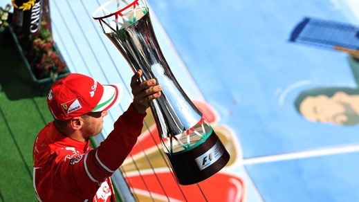 F1 Ferrari, Vettel: «Al settimo cielo, ma gara è stata dura»