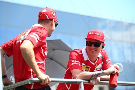 F1 Ferrari, Raikkonen: «Una vittoria del team per i tifosi»