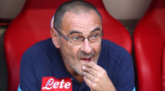 Audi Cup Napoli, Sarri: «Il fallo di Godin su Ounas? Per l'Atletico è normale»