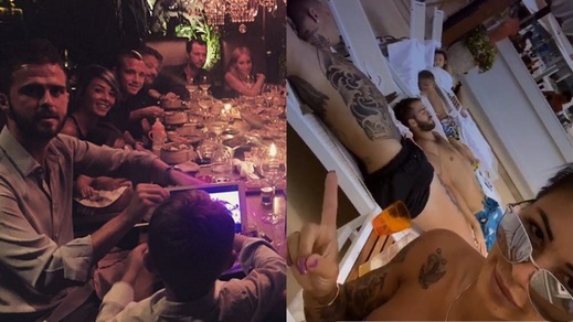 Nainggolan e Pjanic, cena e relax a Montecarlo