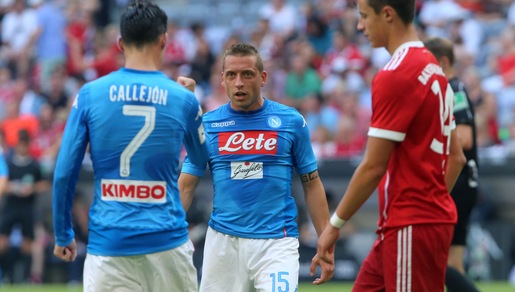 Serie A Napoli, Giaccherini avverte la Roma: «Vogliamo restrare al vertice»