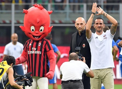 Milan, che ovazione per Bonucci a San Siro