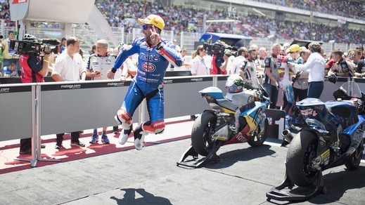 Moto2, Brno: prima pole di Pasini! Poi Oliveira e Morbidelli