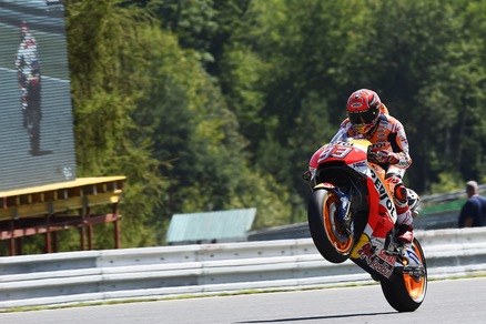 MotoGp, Marquez: «Oggi tutto bene, ma domani occhio al meteo»