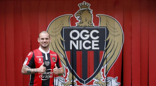 Calciomercato, il Nizza presenta Wesley Sneijder