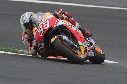 MotoGp Austria: Marquez in pole davanti alle Ducati, Rossi settimo
