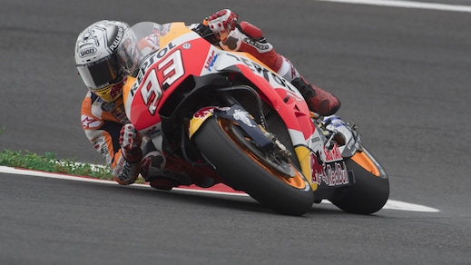 MotoGp Austria: Marquez in pole davanti alle Ducati, Rossi settimo