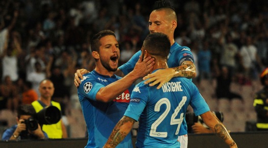 Champions League, Napoli-Nizza 2-0: Mertens-Jorginho, i francesi si arrendono