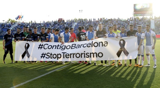 Parte la Liga: Leganes-Alaves, striscione per Barcellona