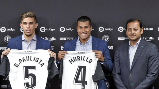 Il Valencia presenta Murillo